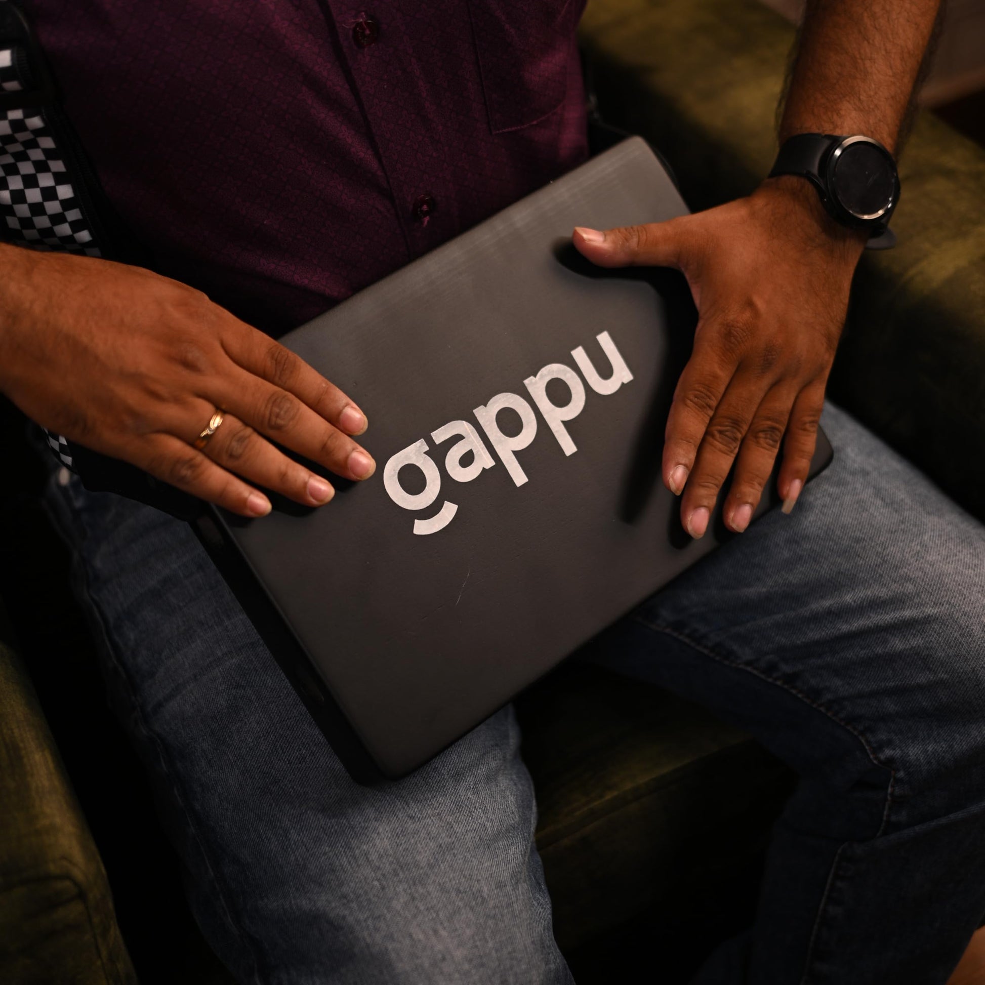 Gappu JamBox with Strap - Black - Deccan Retail