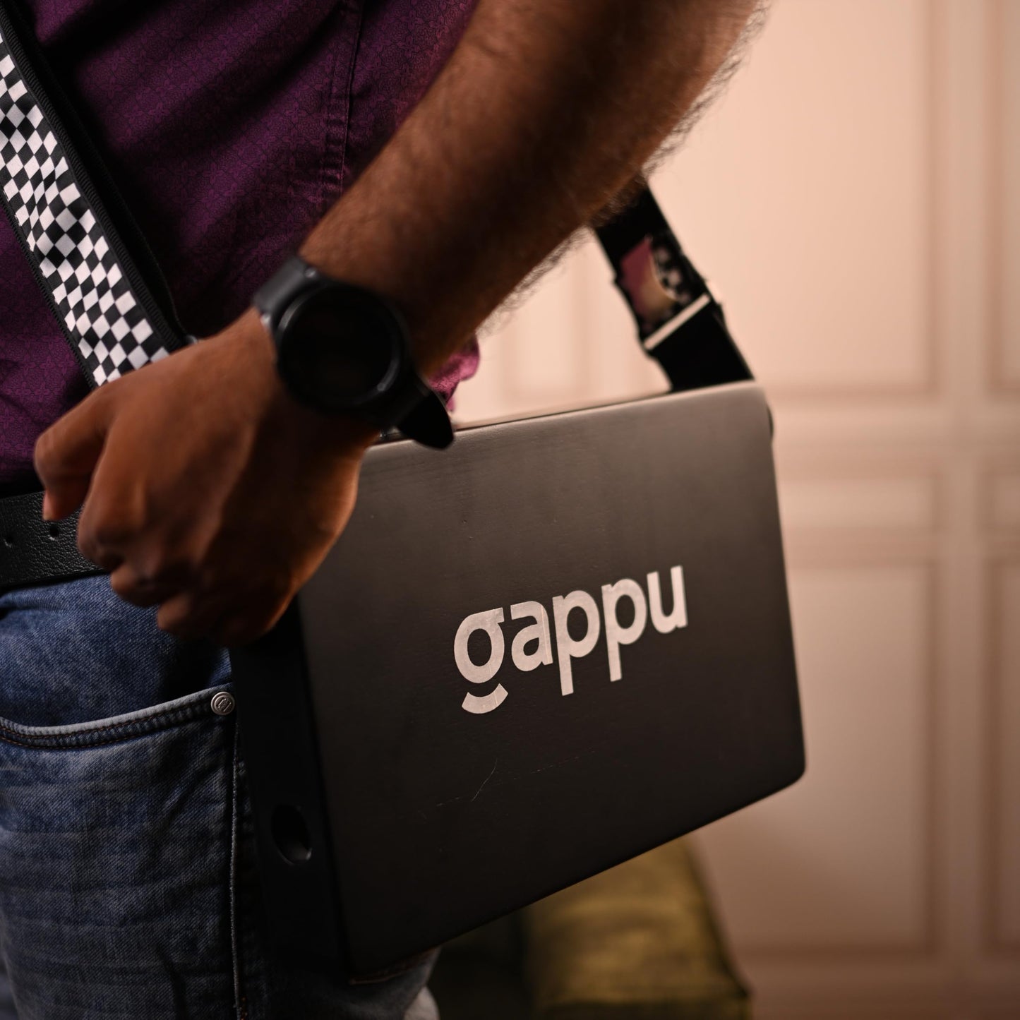Gappu JamBox with Strap - Black - Deccan Retail