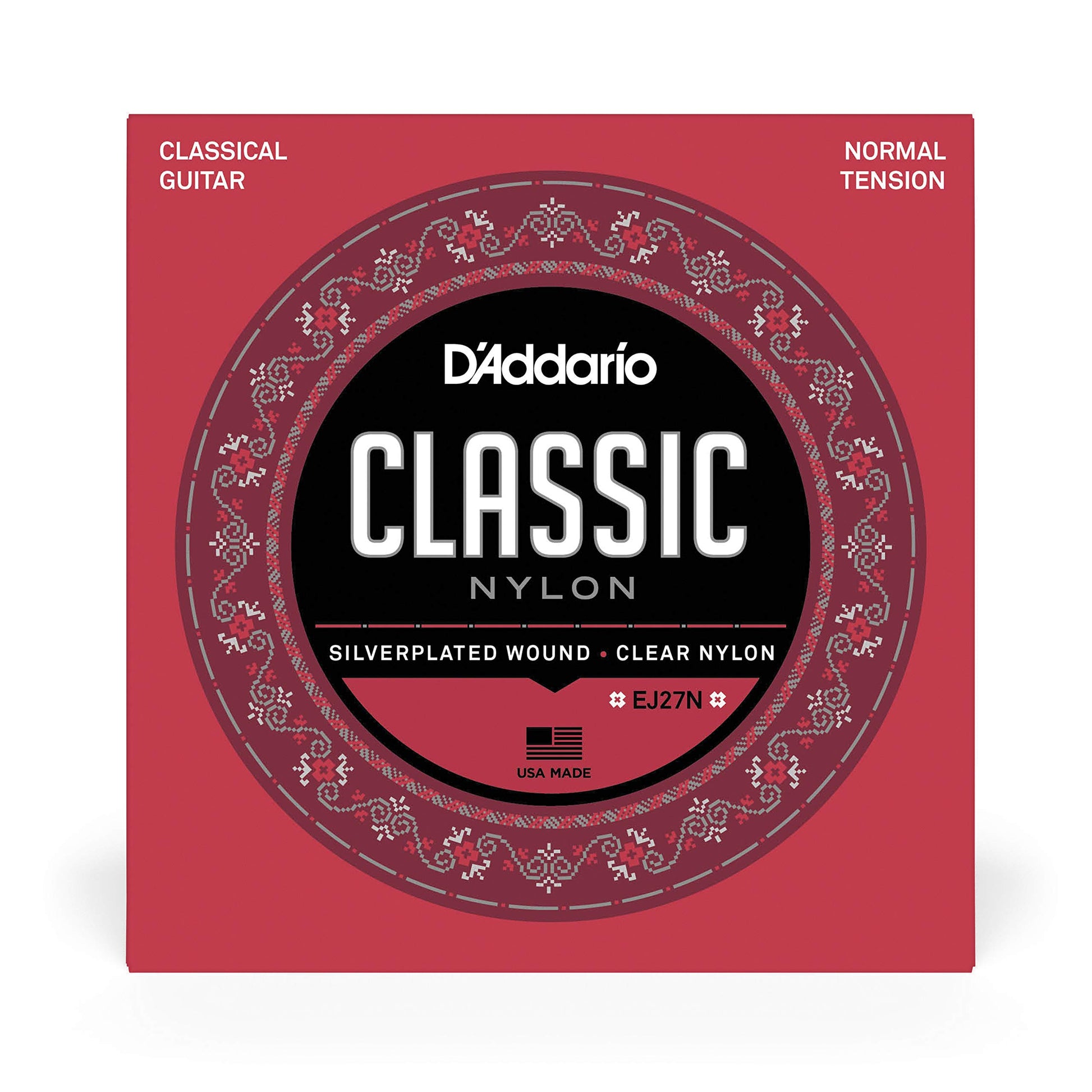 D'Addario EJ27N Student Nylon Classical Guitar Strings Normal Tension - Deccan Retail