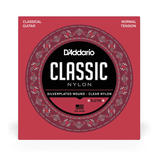 D'Addario EJ27N Student Nylon Classical Guitar Strings Normal Tension - Deccan Retail