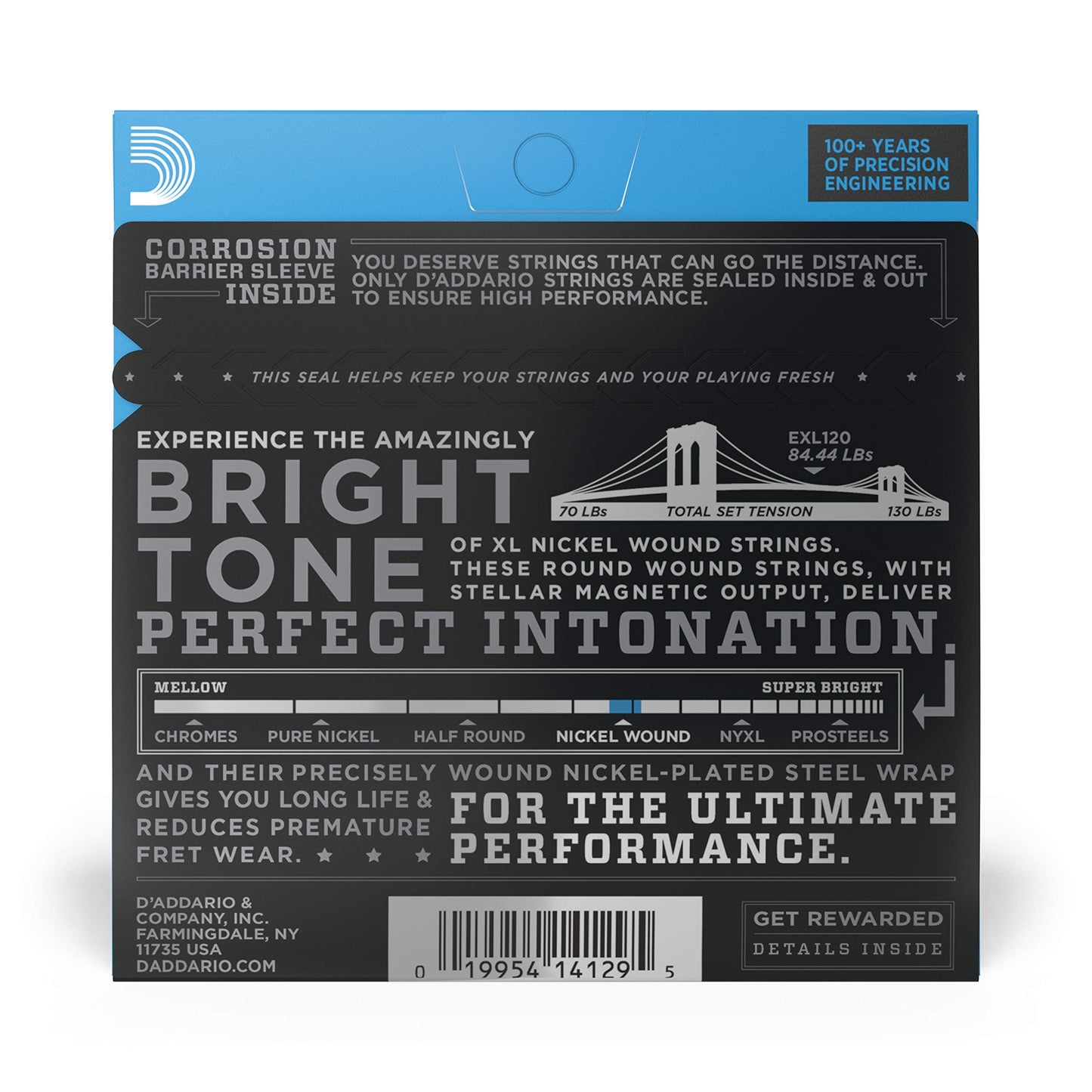 D'Addario EXL120 Nickel Wound Electric Guitar Strings 9-42 Super Light - Deccan Retail