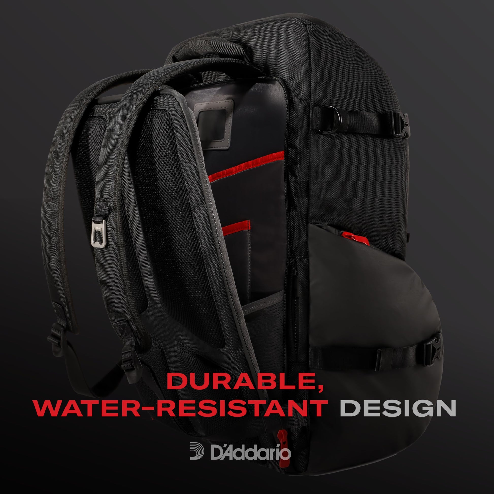 D'Addario Backline Gear Transport Pack Solo – Gig & DJ Gear Bag - Deccan Retail