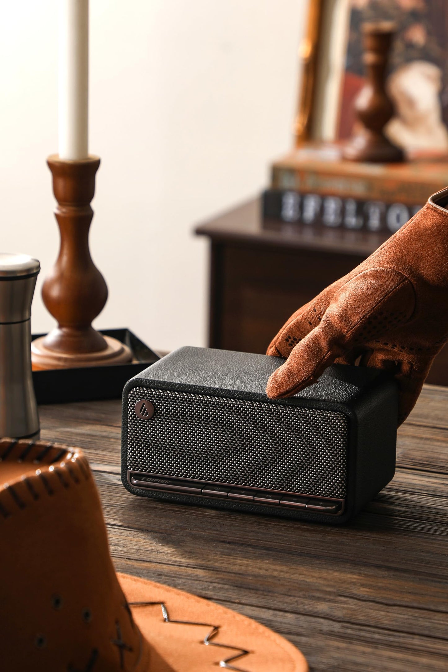 Edifier MP230 Portable Bluetooth Speakers - Retro Black - Deccan Retail