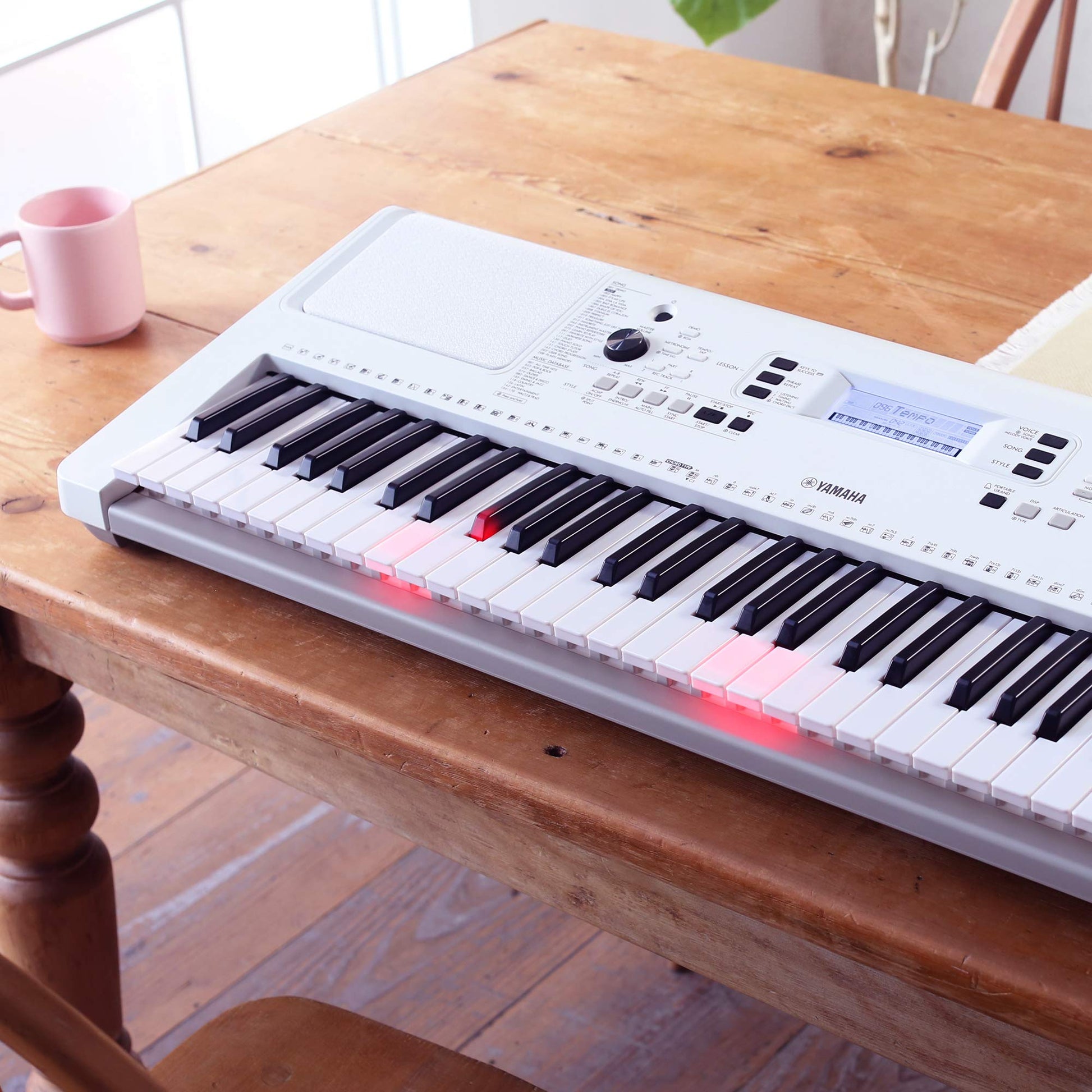 Yamaha EZ-300 61-Key Portable Keyboard with Lighted Keys - Deccan Retail