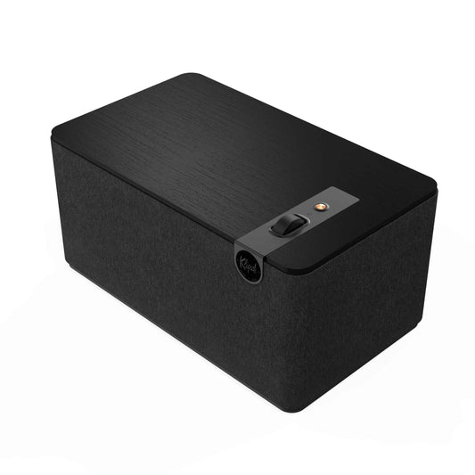 Klipsch The Three Plus Premium Bluetooth Speaker System - Matte Black | Biamplified 2.1 Stereo with Dual 2.25” Drivers, 5.25” Woofer, Bluetooth 5.3 Connect App Customization