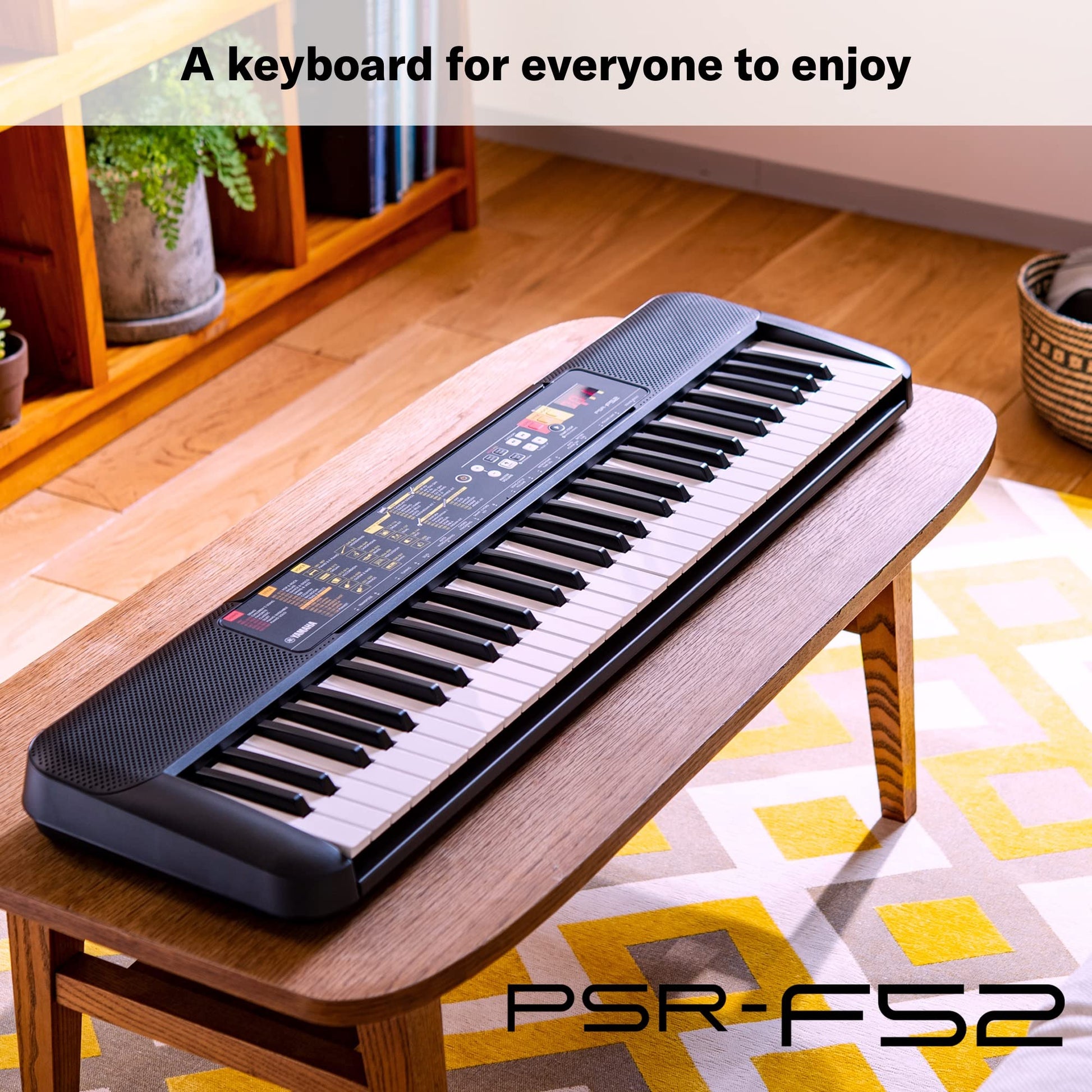 Yamaha PSR-F52 Portable Keyboard – 61 Keys with Built-in Voices & Rhythms - Deccan Retail