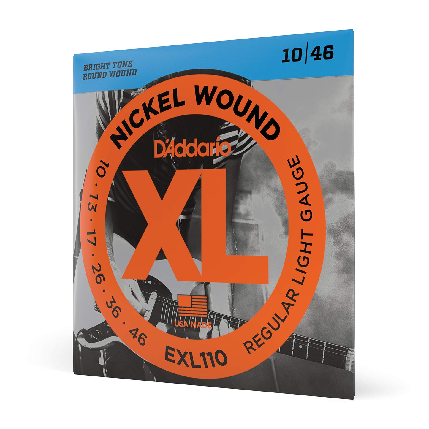 D'Addario EXL110 Nickel Wound Electric Guitar Strings 10-46 Regular Light - Deccan Retail