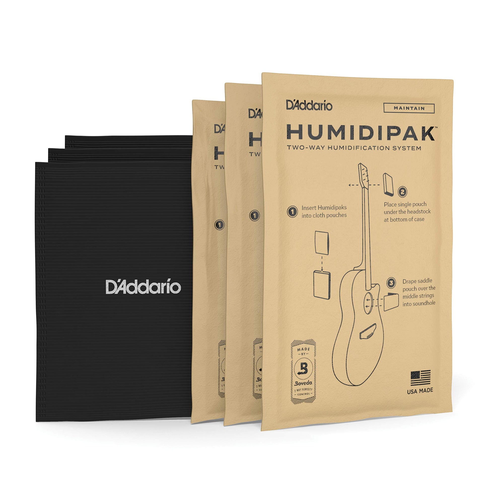 D'Addario Humidipak Automatic Humidity Control System for Guitar (PW-HPK-01) - Deccan Retail
