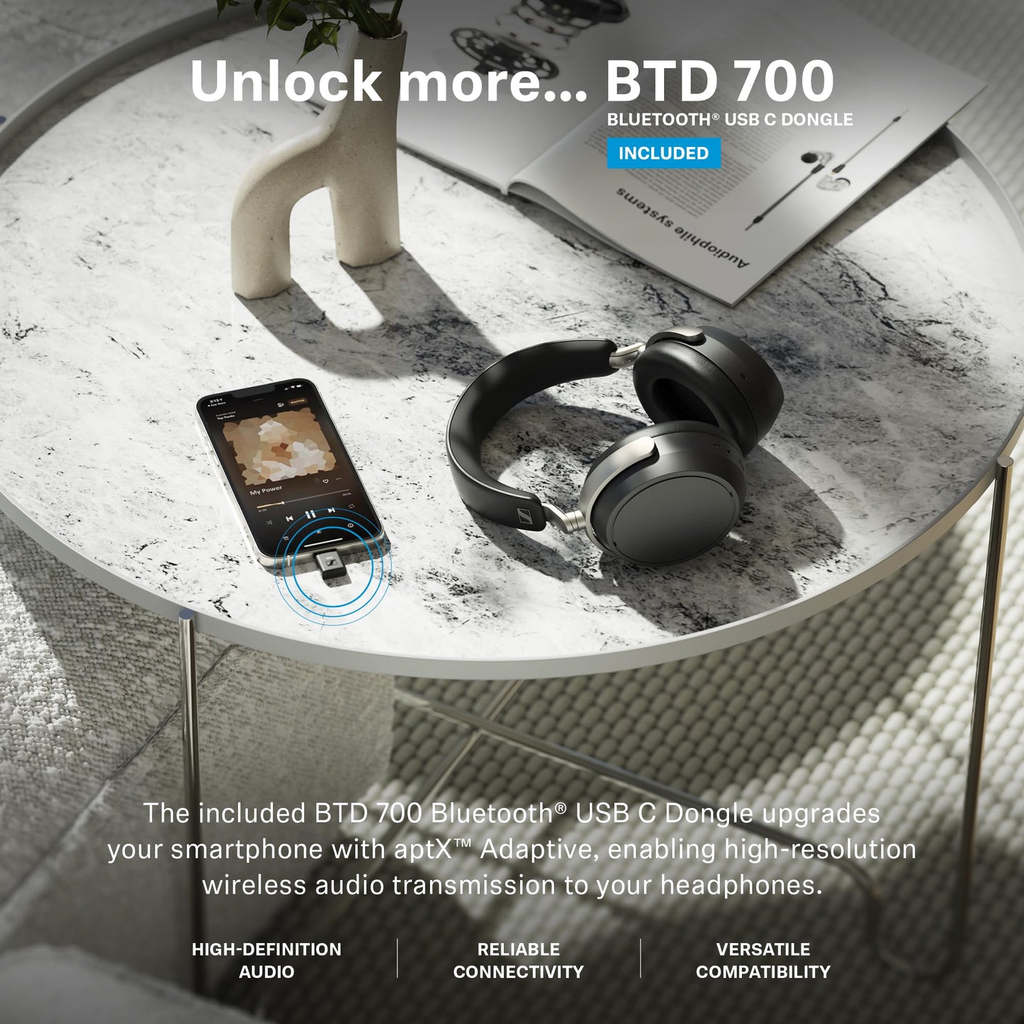 Sennheiser HDB 630 Hi-Res Wireless ANC Headphones
