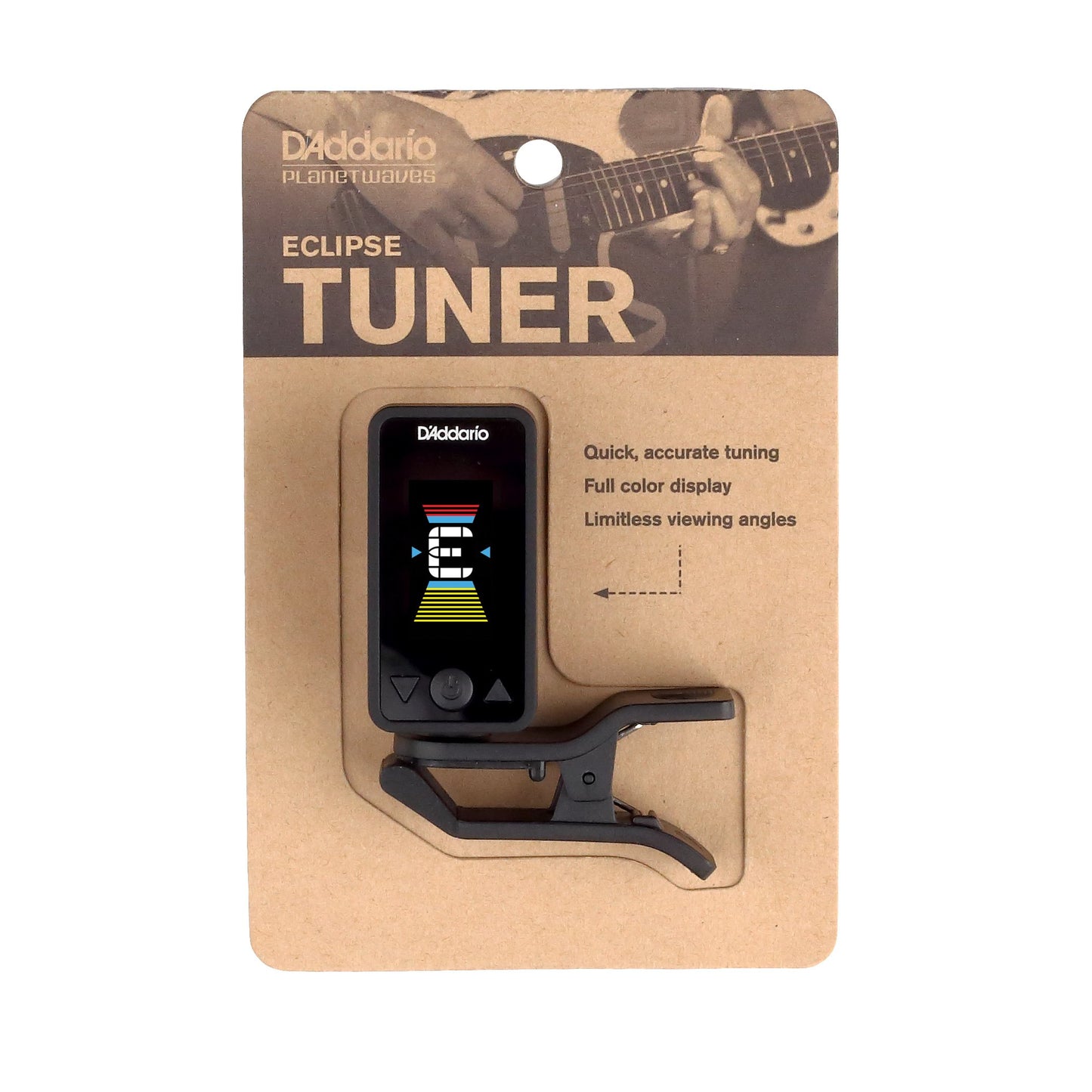 Planet Waves Eclipse Headstock Tuner Black (PW-CT-17BK) - Deccan Retail