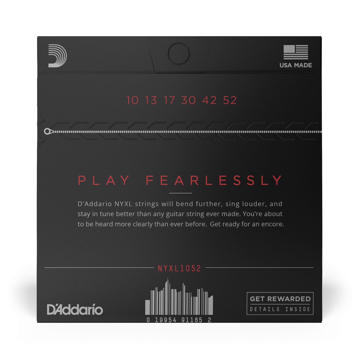 D'Addario NYXL1052 Nickel Wound Electric Guitar Strings 10-52 - Deccan Retail