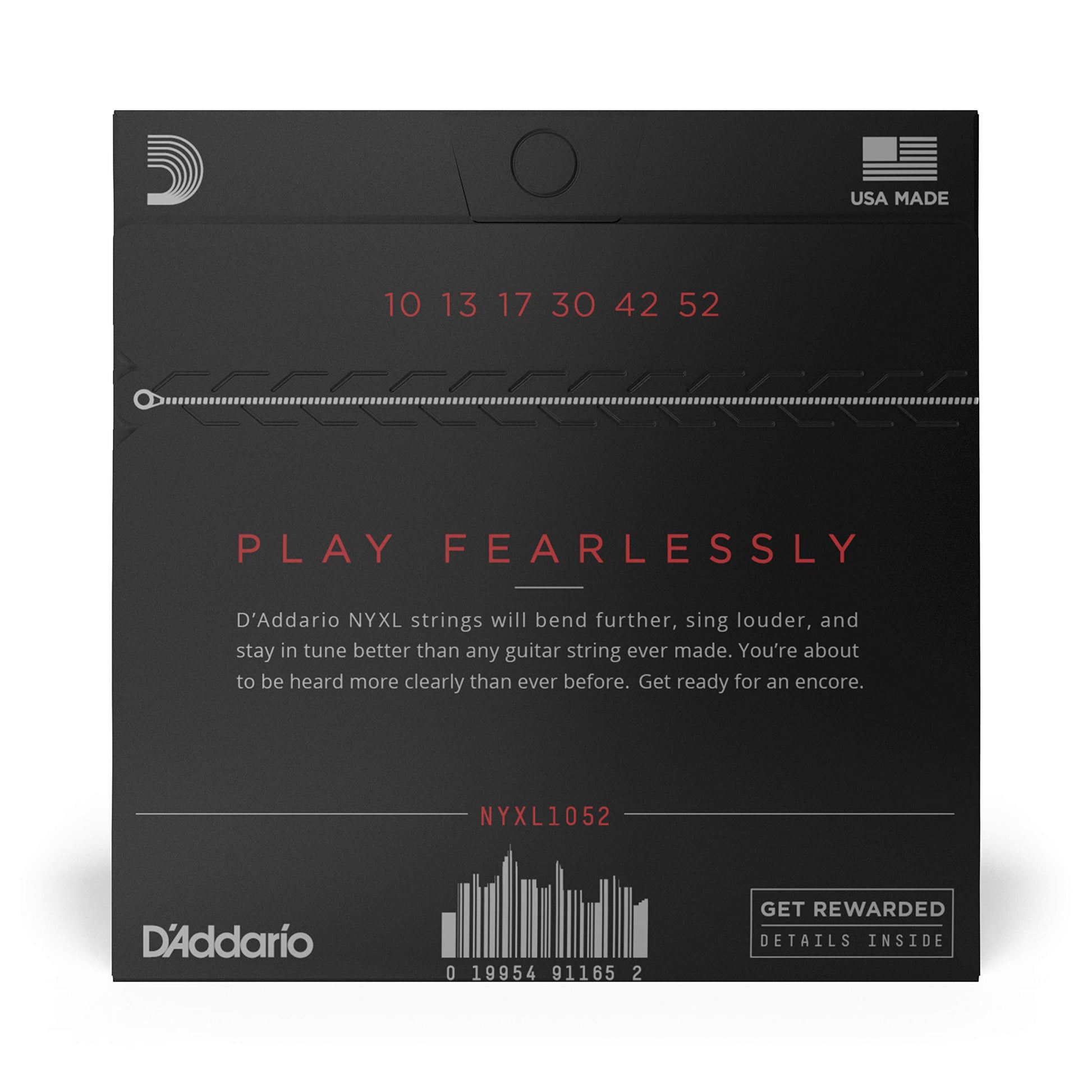 D'Addario NYXL1052 Nickel Wound Electric Guitar Strings 10-52 - Deccan Retail