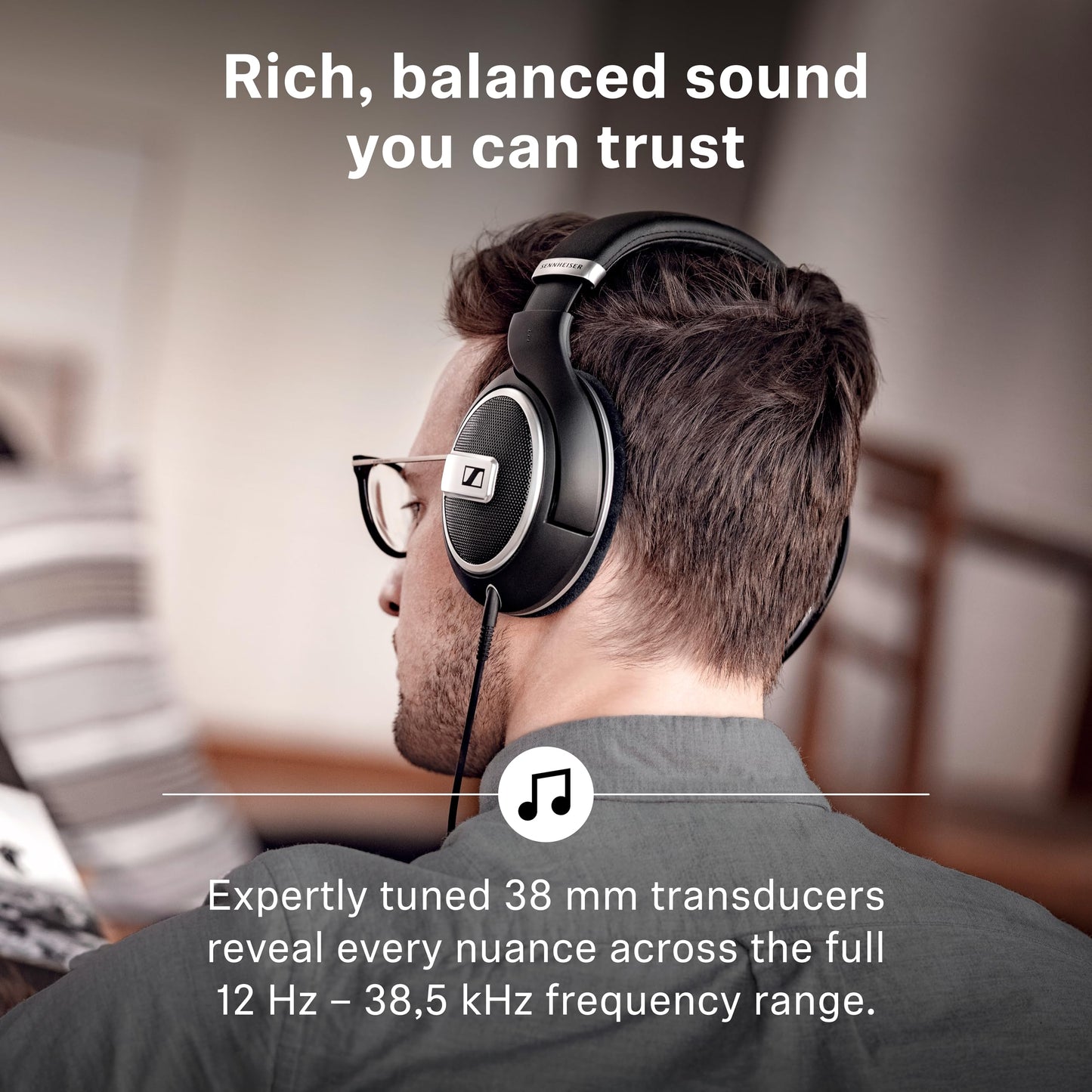 Sennheiser HD 599 Special Edition Open-Back Audiophile Headphones-Black - Deccan Retail