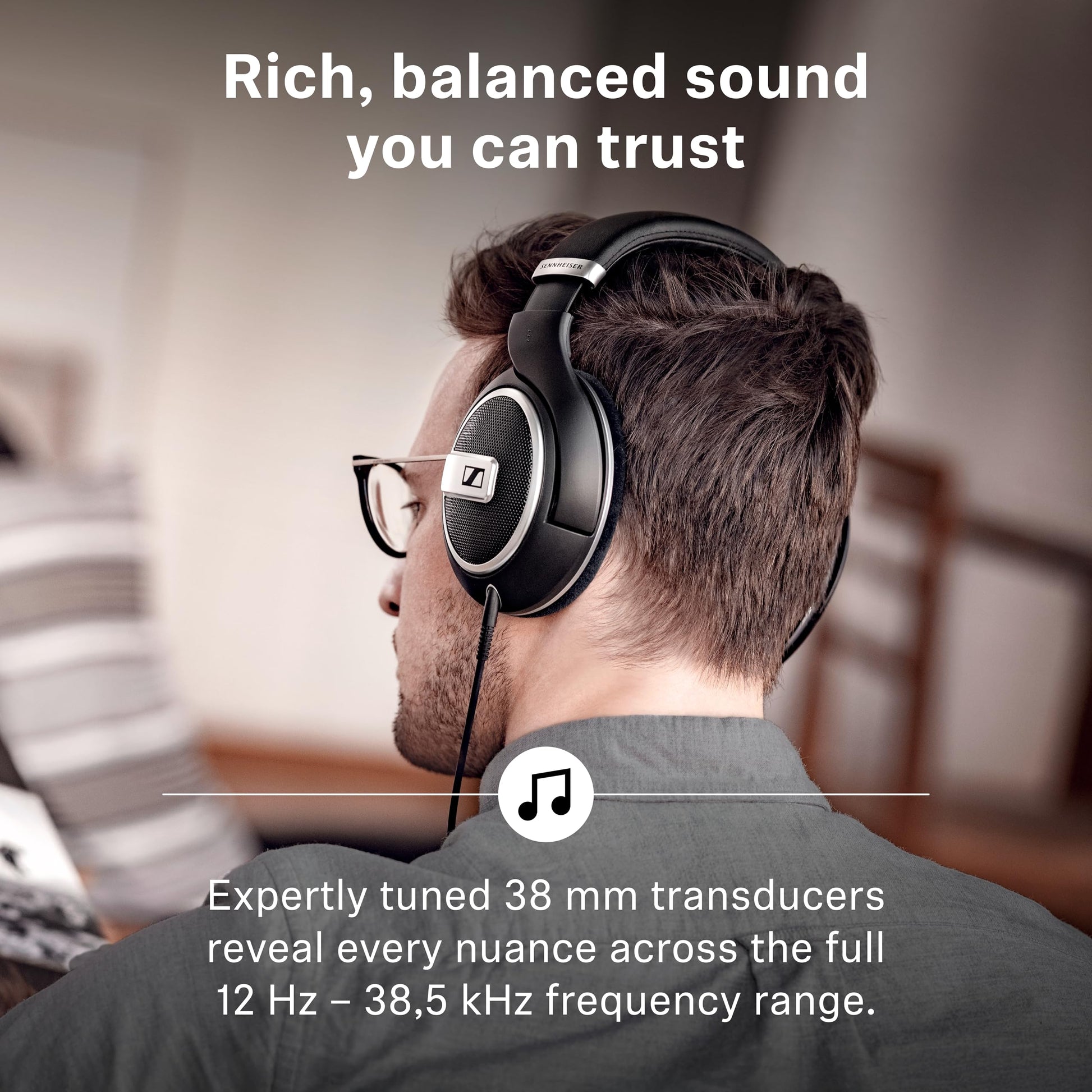 Sennheiser HD 599 Special Edition Open-Back Audiophile Headphones-Black - Deccan Retail