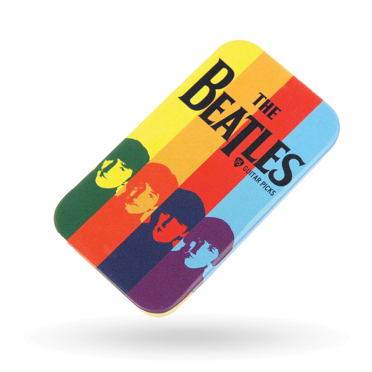 Planet Waves Beatles Signature Guitar Pick Tin Stripes 15 Picks (1CAB4-15BT2) - Deccan Retail