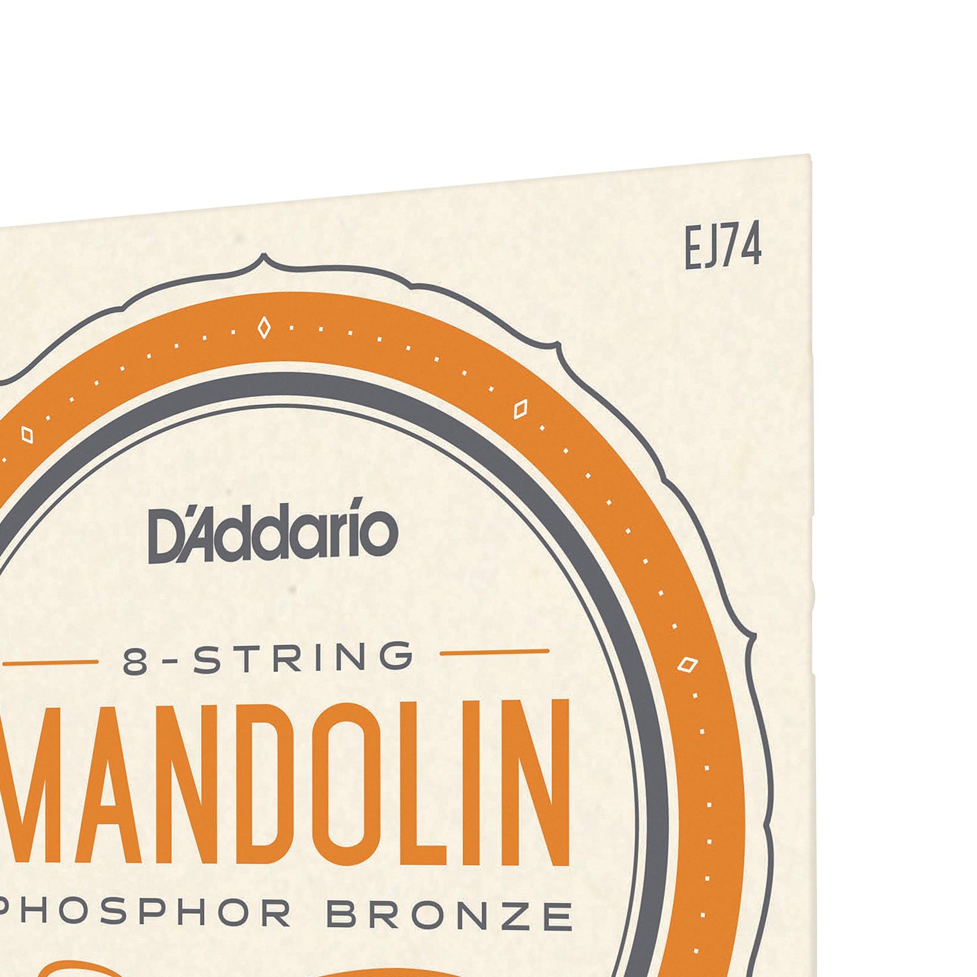 D'Addario EJ74 Phosphor Bronze Mandolin Strings Medium 11-40 - Deccan Retail
