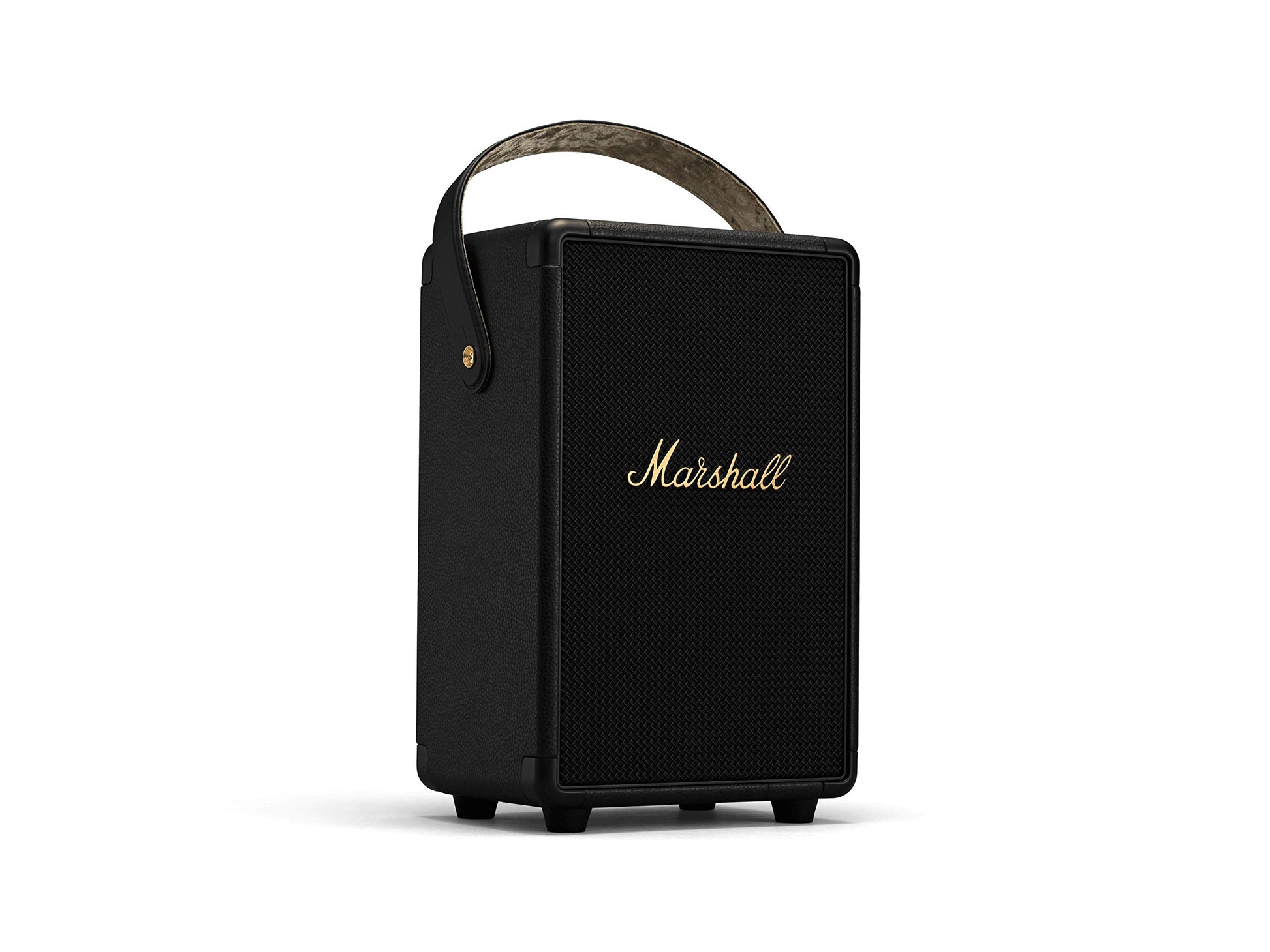Marshall Tufton 80W Portable Bluetooth Speaker – Black & Brass - Deccan Retail