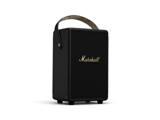 Marshall Tufton 80W Portable Bluetooth Speaker – Black & Brass - Deccan Retail