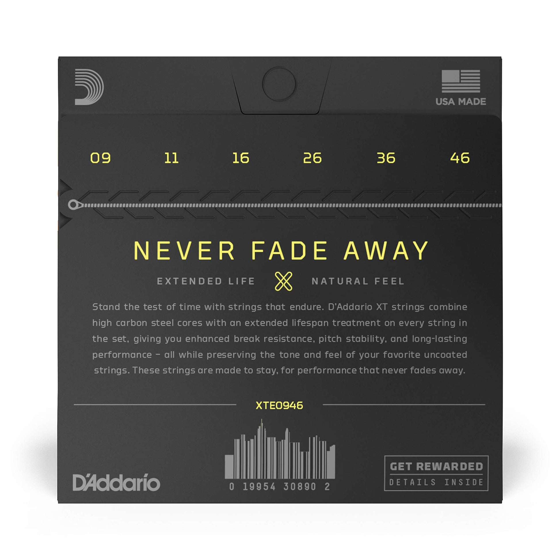 D'Addario XT Nickel Plated Steel Electric Guitar Strings Super Light Top/Regular Bottom 09-46 - Deccan Retail