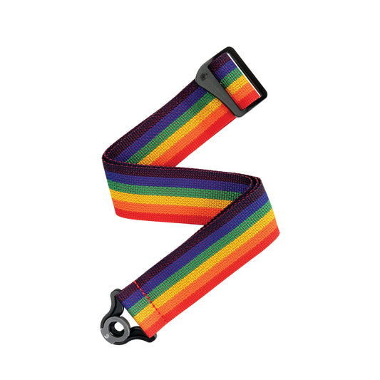 D'Addario Auto Lock Guitar Strap Rainbow (PWSAL411) - Deccan Retail