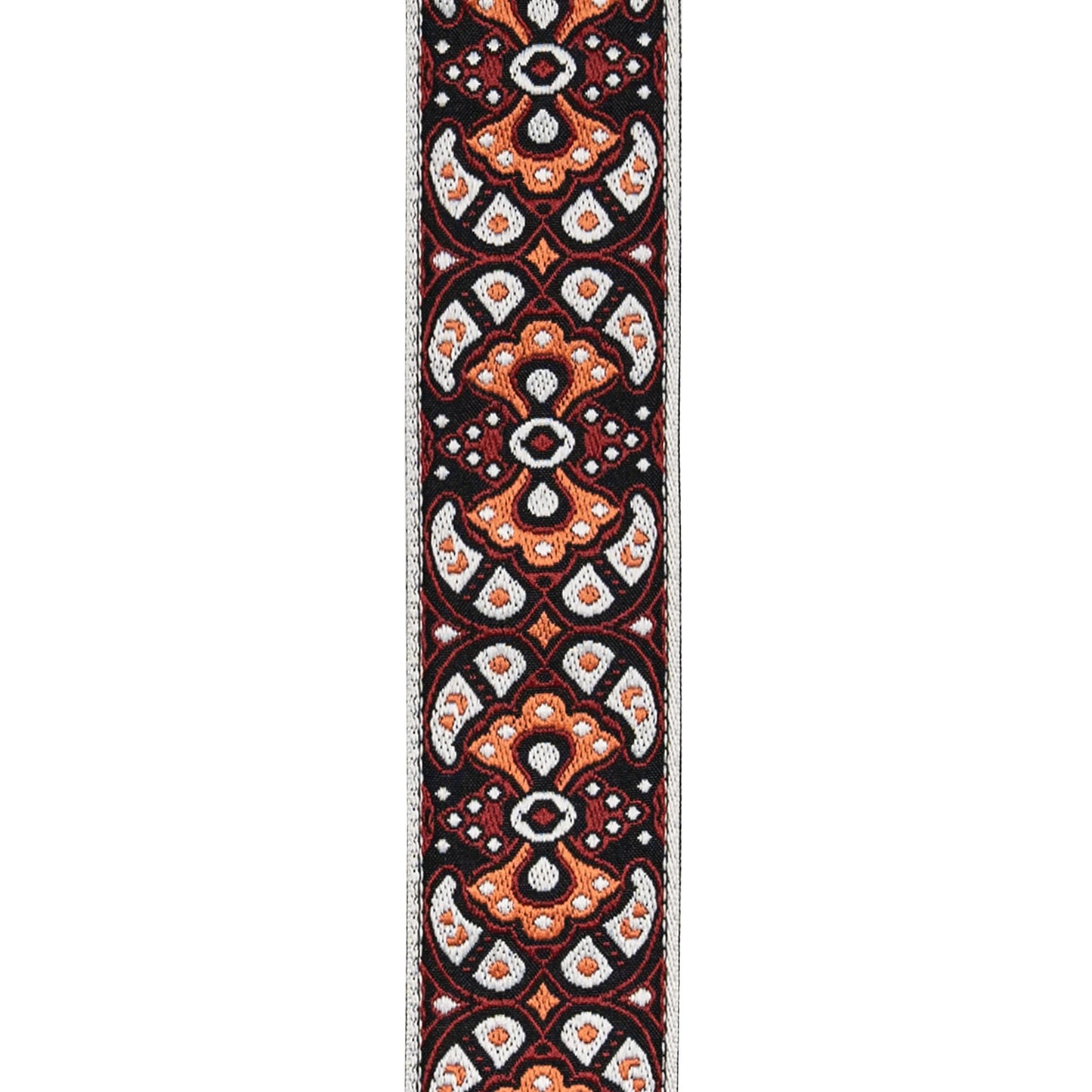 D'Addario Recycled Woven Guitar Strap Red/Orange (50RW03) - Deccan Retail