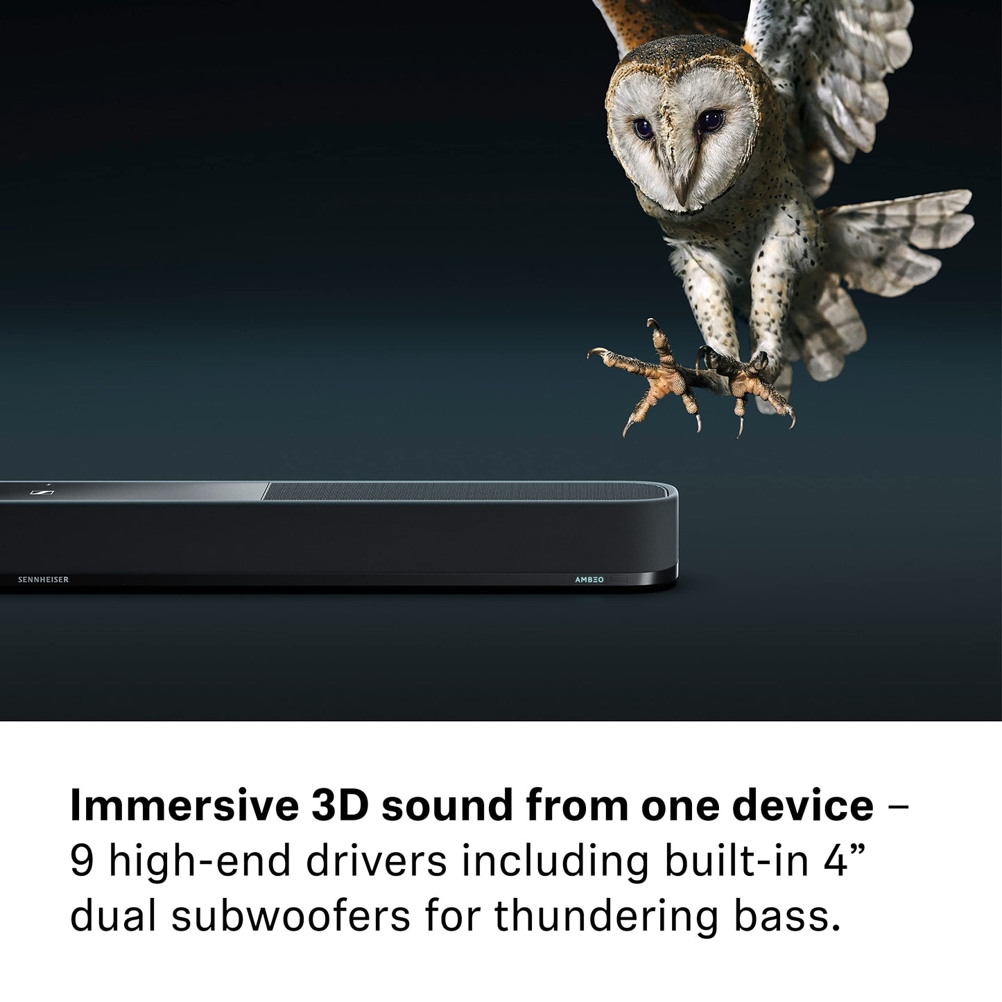 Sennheiser AMBEO Soundbar Plus with Dolby Atmos & Alexa - Deccan Retail