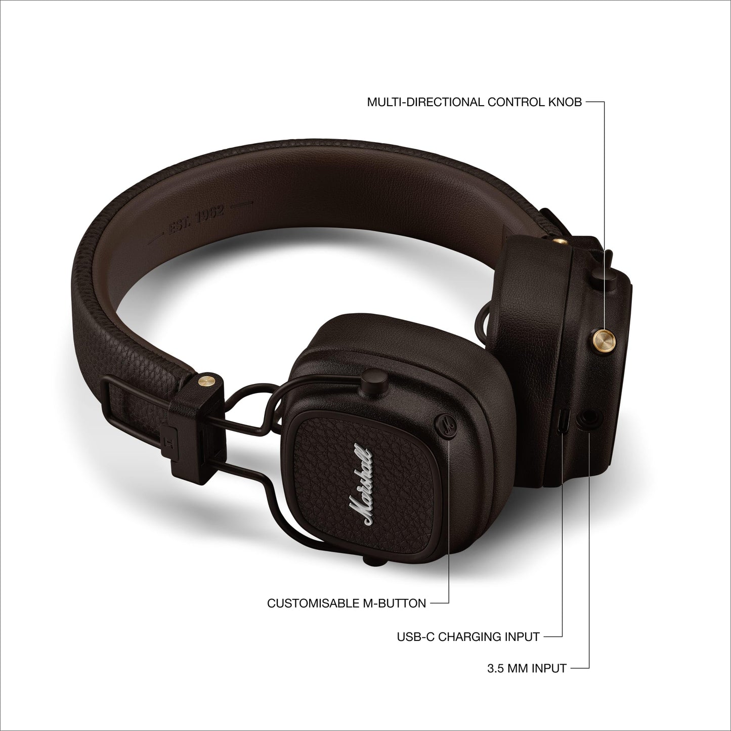 Marshall Major V Wireless On Ear Headphones - Deccan Retail
