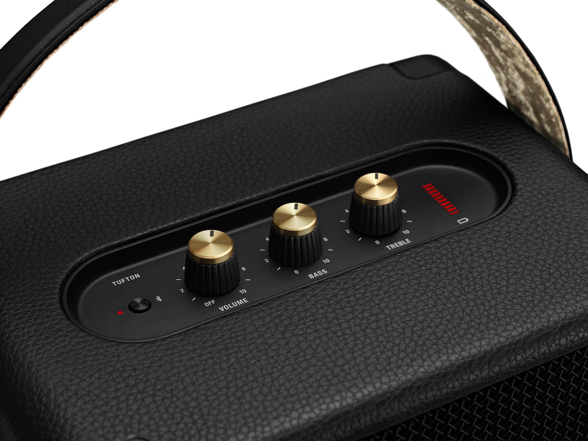 Marshall Tufton 80W Portable Bluetooth Speaker – Black & Brass - Deccan Retail