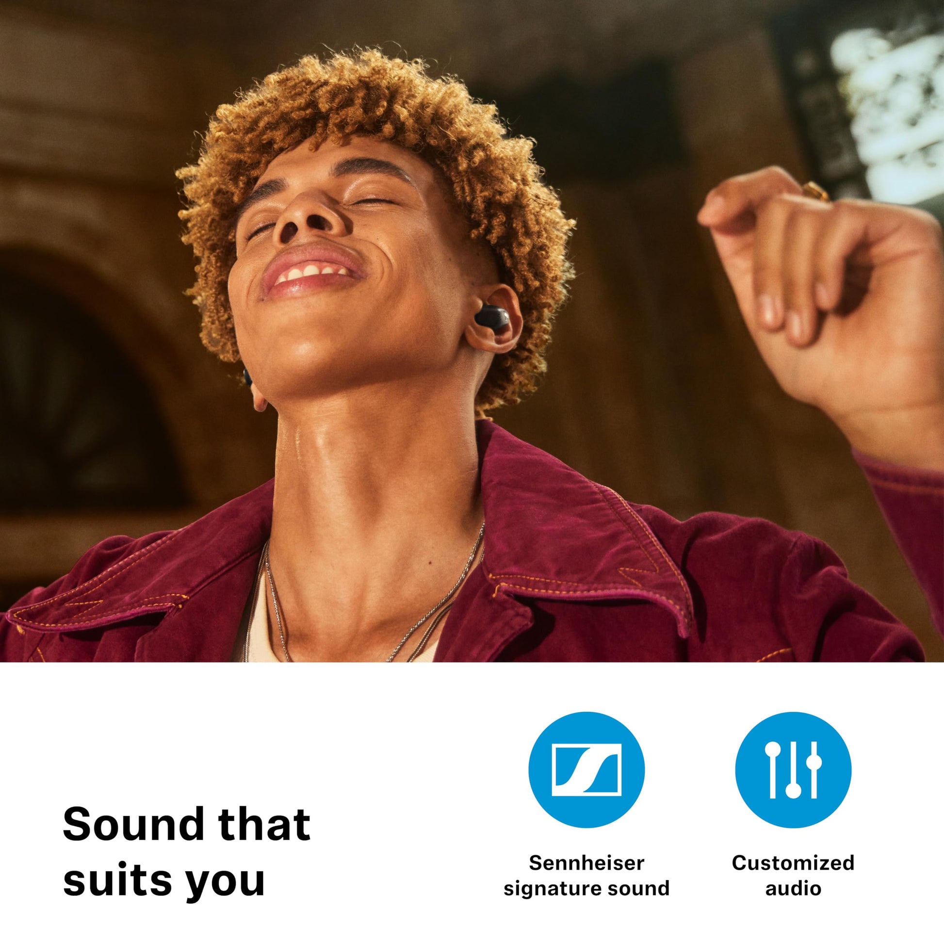 Sennheiser ACCENTUM True Wireless Earbuds with Hybrid ANC - Deccan Retail