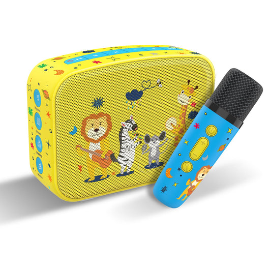 Saregama Carvaan Mini Kids with Wireless Mic - Baby Yellow