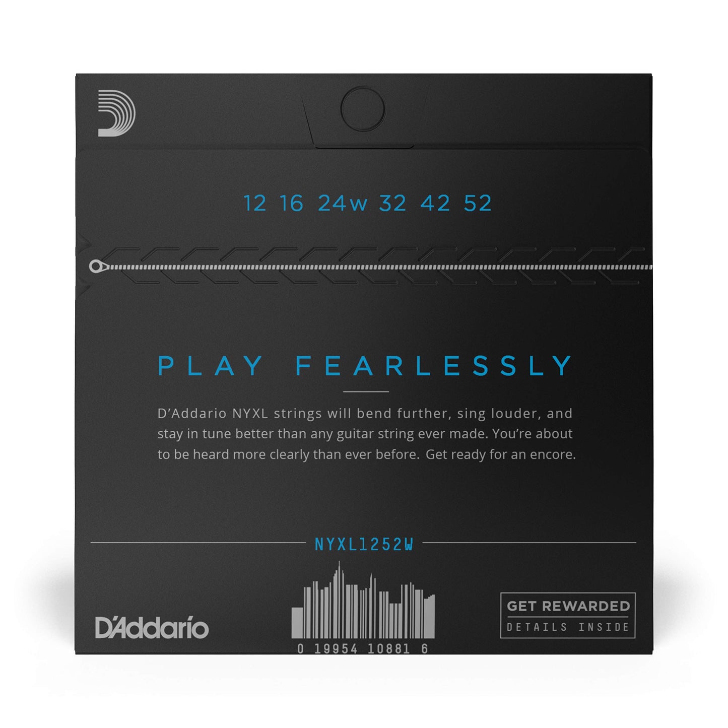 D'Addario NYXL Electric Guitar Strings 12-52 Light Wound Third (NYXL1252W) - Deccan Retail