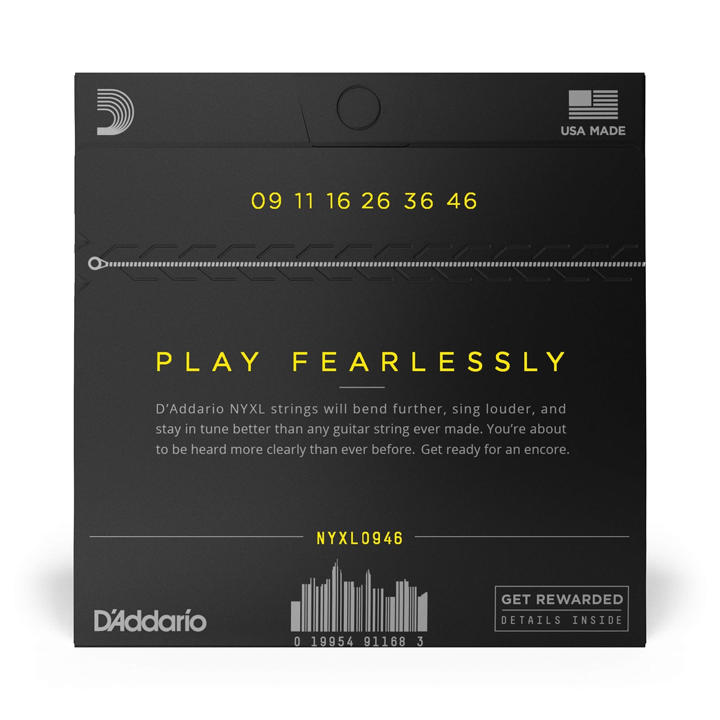 D'Addario NYXL0946 Nickel Wound Electric Guitar Strings Super Light Top Regular Bottom 9-46 - Deccan Retail