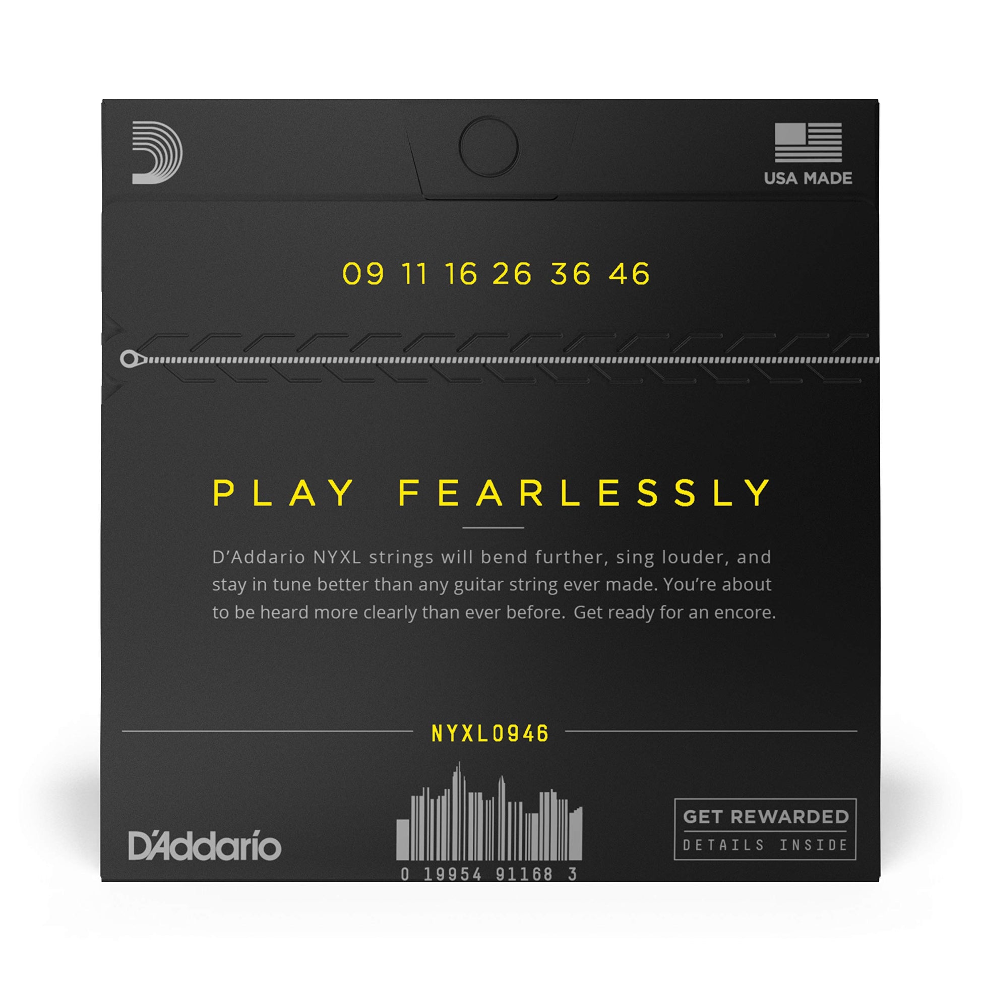 D'Addario NYXL0946 Nickel Wound Electric Guitar Strings Super Light Top Regular Bottom 9-46 - Deccan Retail