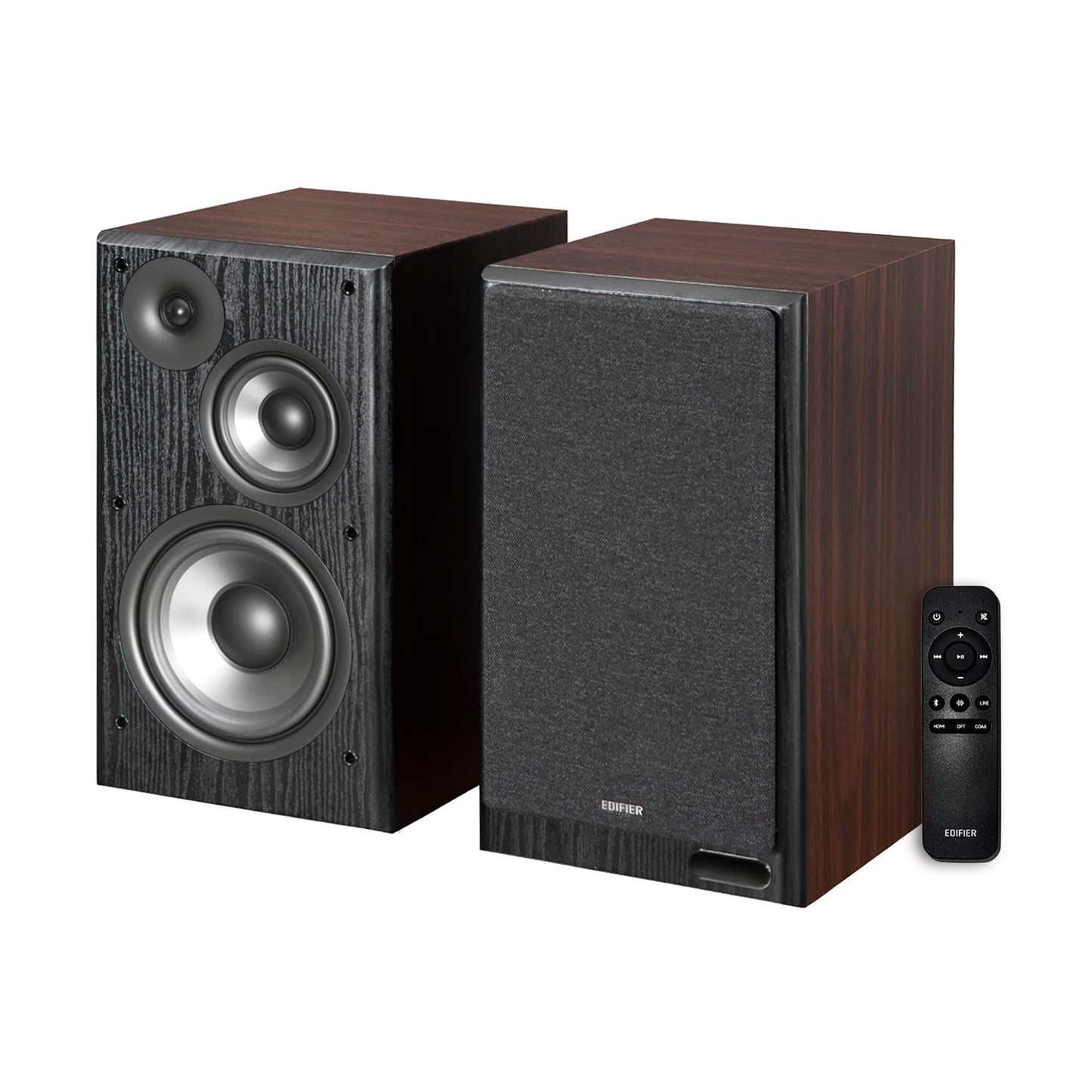 Edifier R2750DB MKII 144W 3-Way Powered Bookshelf Speakers – Walnut (PRE-ORDER)