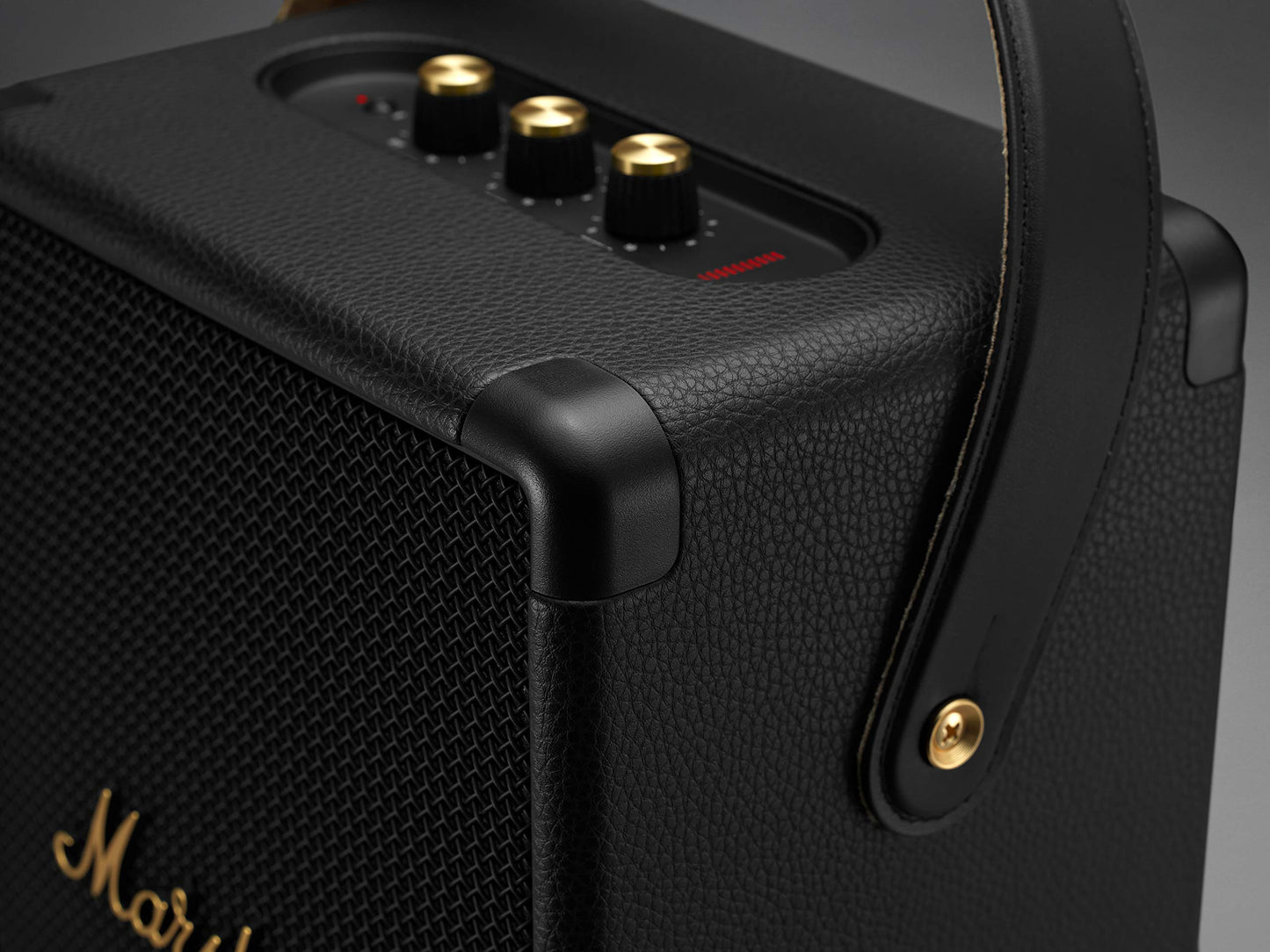 Marshall Tufton 80W Portable Bluetooth Speaker – Black & Brass - Deccan Retail