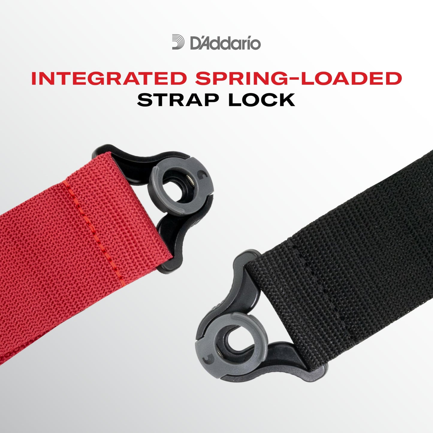 D'Addario Auto Lock Guitar Strap Rainbow (PWSAL411) - Deccan Retail