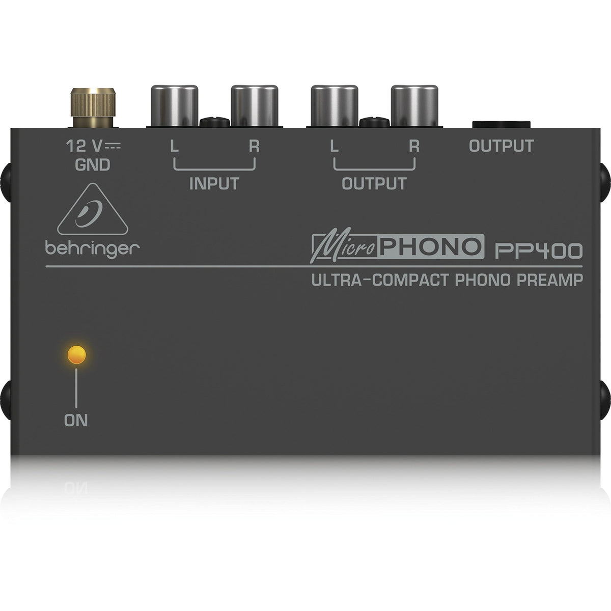 Behringer Microphono PP400 Phono Pre-Amplifier – Silver