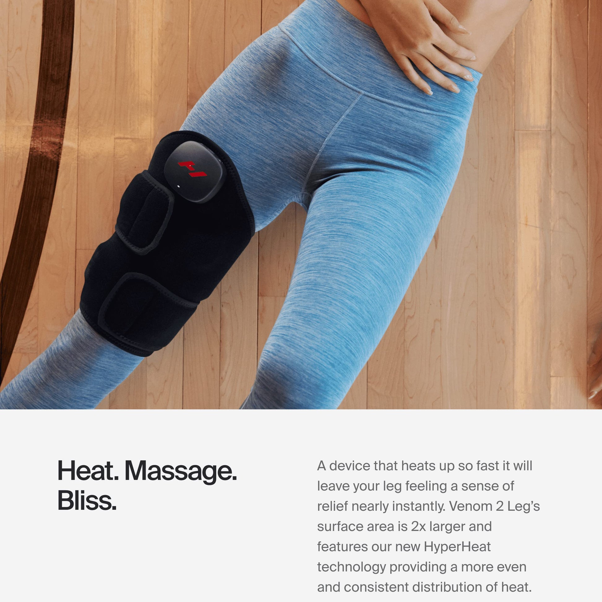 Hyperice Venom 2 Leg Heat & Massage Wrap - Deccan Retail