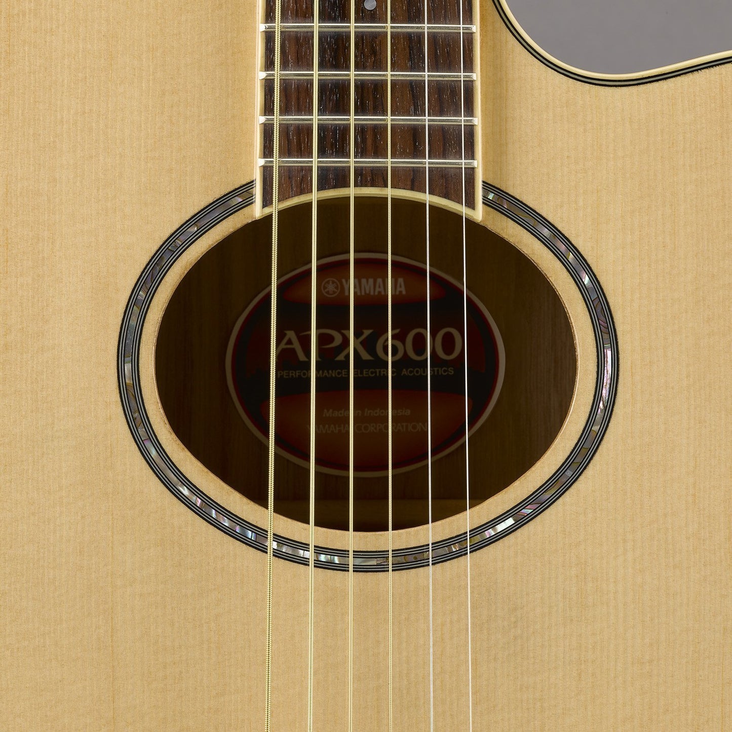 Yamaha APX600 Thin Body Mahogany Wood Acoustic-Electric Guitar - Natural - Deccan Retail