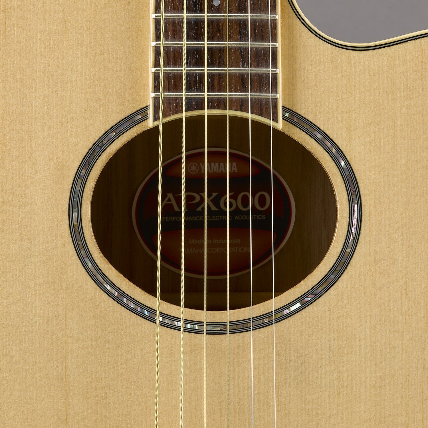 Yamaha APX600 Thin Body Mahogany Wood Acoustic-Electric Guitar - Natural - Deccan Retail