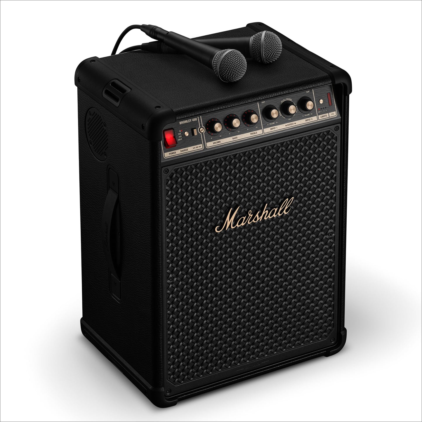 Marshall Bromley 450 Portable Party Speaker – Black & Brass