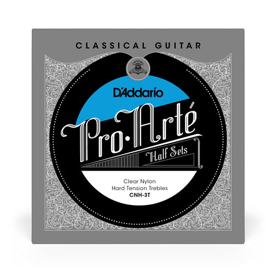 D'Addario Pro-Arte Clear Nylon Classical Guitar Half Set Hard Tension (CNH-3T) - Deccan Retail