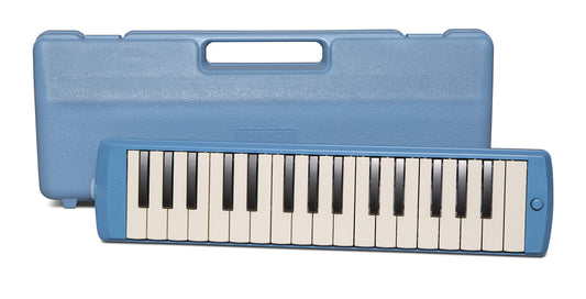 Yamaha P-32D Pianica 32-Note Melodica with Case - Blue - Deccan Retail