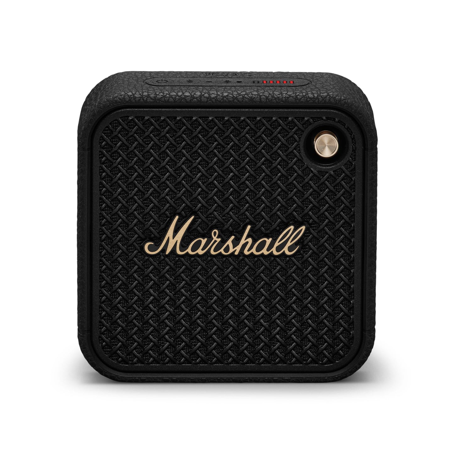 Marshall Willen II Portable Bluetooth Speaker – Black & Brass - Deccan Retail