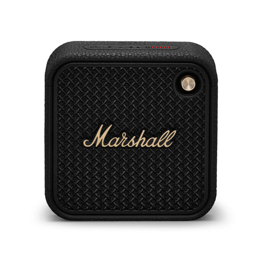 Marshall Willen II Portable Bluetooth Speaker – Black & Brass - Deccan Retail
