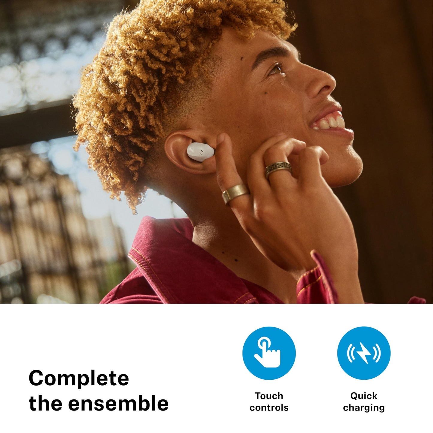 Sennheiser ACCENTUM True Wireless Earbuds with Hybrid ANC - Deccan Retail
