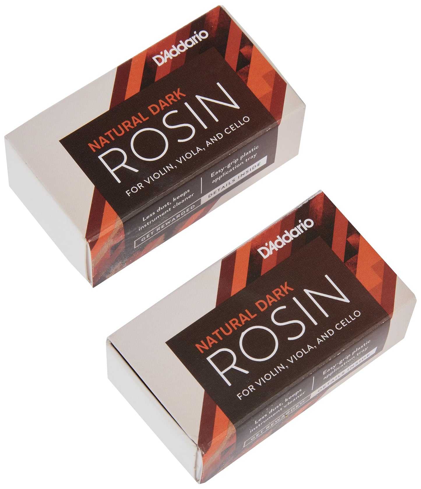 D'Addario VR300-2P Violin Rosin – Natural Dark - Deccan Retail
