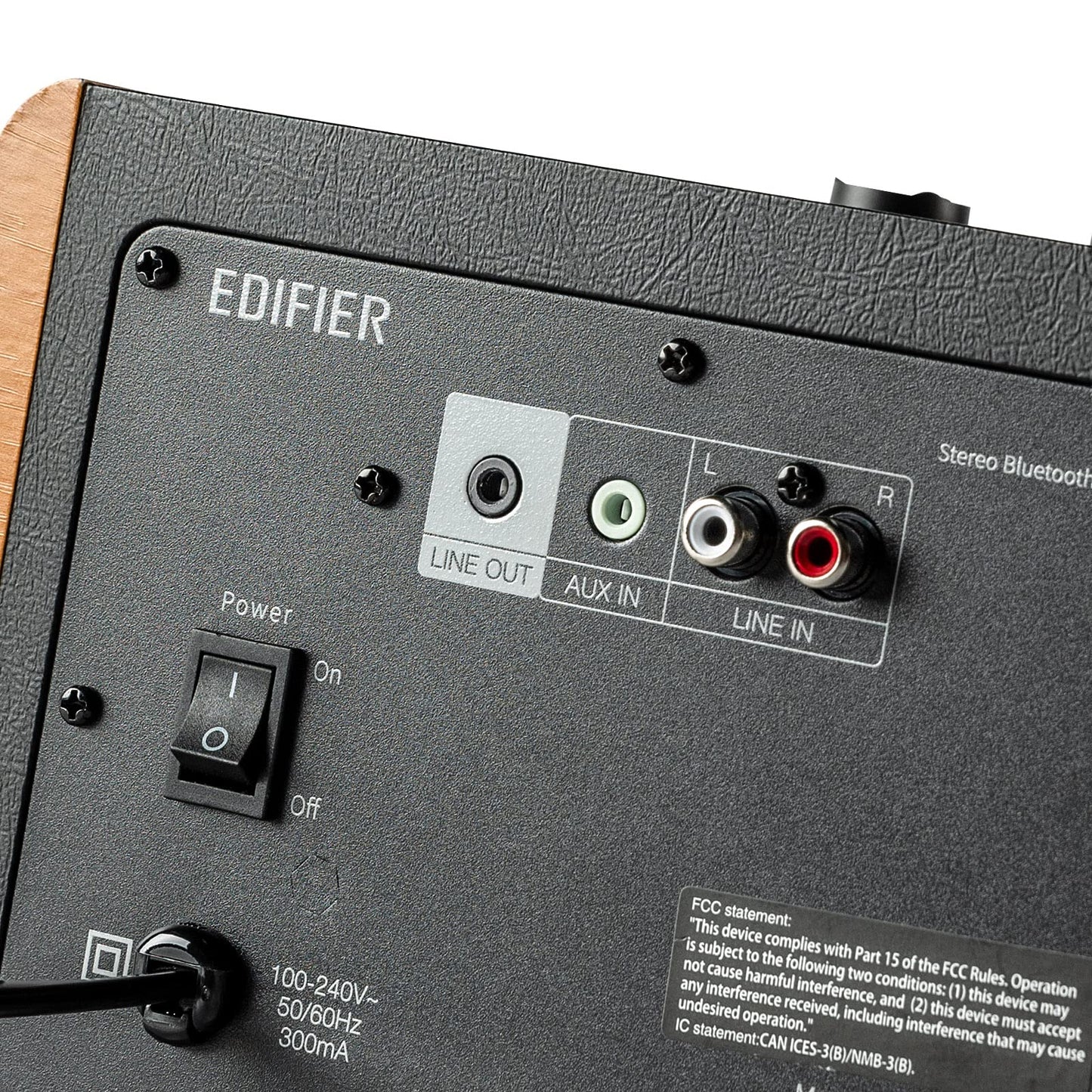 Edifier D12 Integrated Stereo Speakers - Brown - Deccan Retail