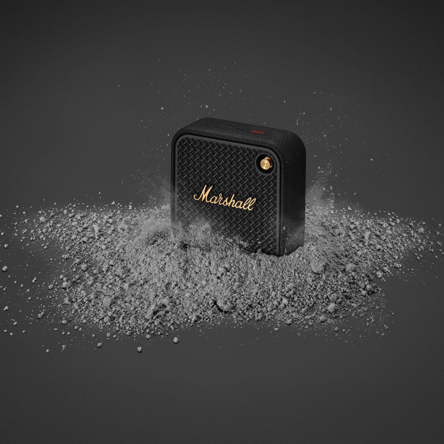 Marshall Willen II Portable Bluetooth Speaker – Black & Brass - Deccan Retail