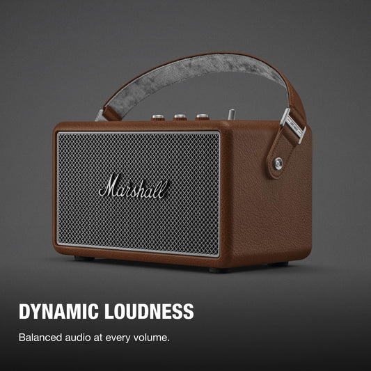 Marshall Kilburn III Portable Bluetooth Speaker – Brown